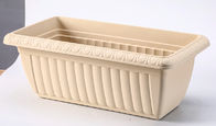 ISO9001 Thickened PP Rectangular Window Sill Plant Pots Trough