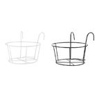 Thin Steel Wire Balcony Dia 9&quot; Hanging Plant Stand Outdoor