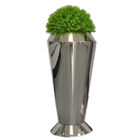 Real Flower And Artificial Flower 430 Stainless Steel Planter for festivity