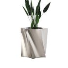3.0mm Torsion Polygon Stainless Steel Flower Pot For Table Ground