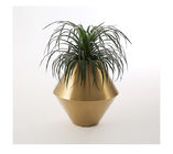 1 Short Pot And 1 Tall Pot Set Brushed Stainless Steel Planters D60cm H60cm