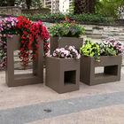 Ss304 Large Stainless Steel Trough Planter For Landscape
