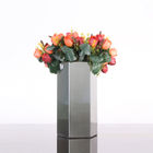 sexangle SS201 table stainless steel flower vase for home and office decoration