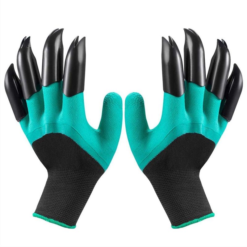 Waterproof Breathable Digging Planting Garden Genie Gloves With Claws