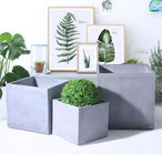 simple style cubic cement flower pots 22-80cm several size and color suit for all kind scene